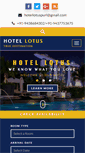 Mobile Screenshot of hotellotuspuri.com